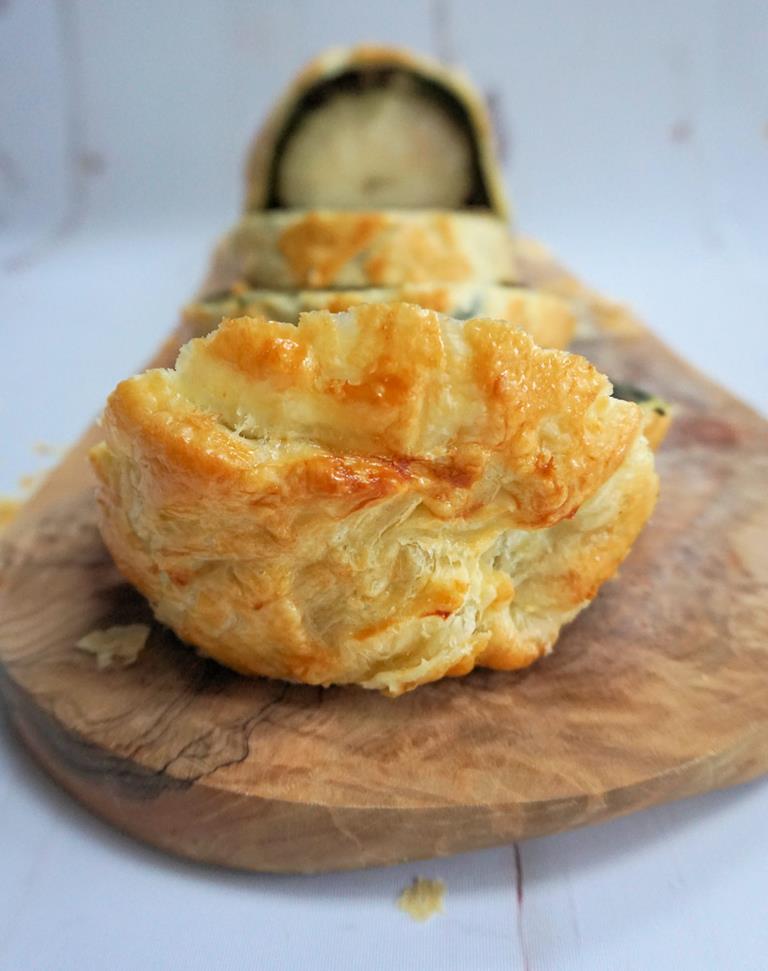 Celeriac Mushroom And Spinach Wellington Recipe Cuisine Fiend